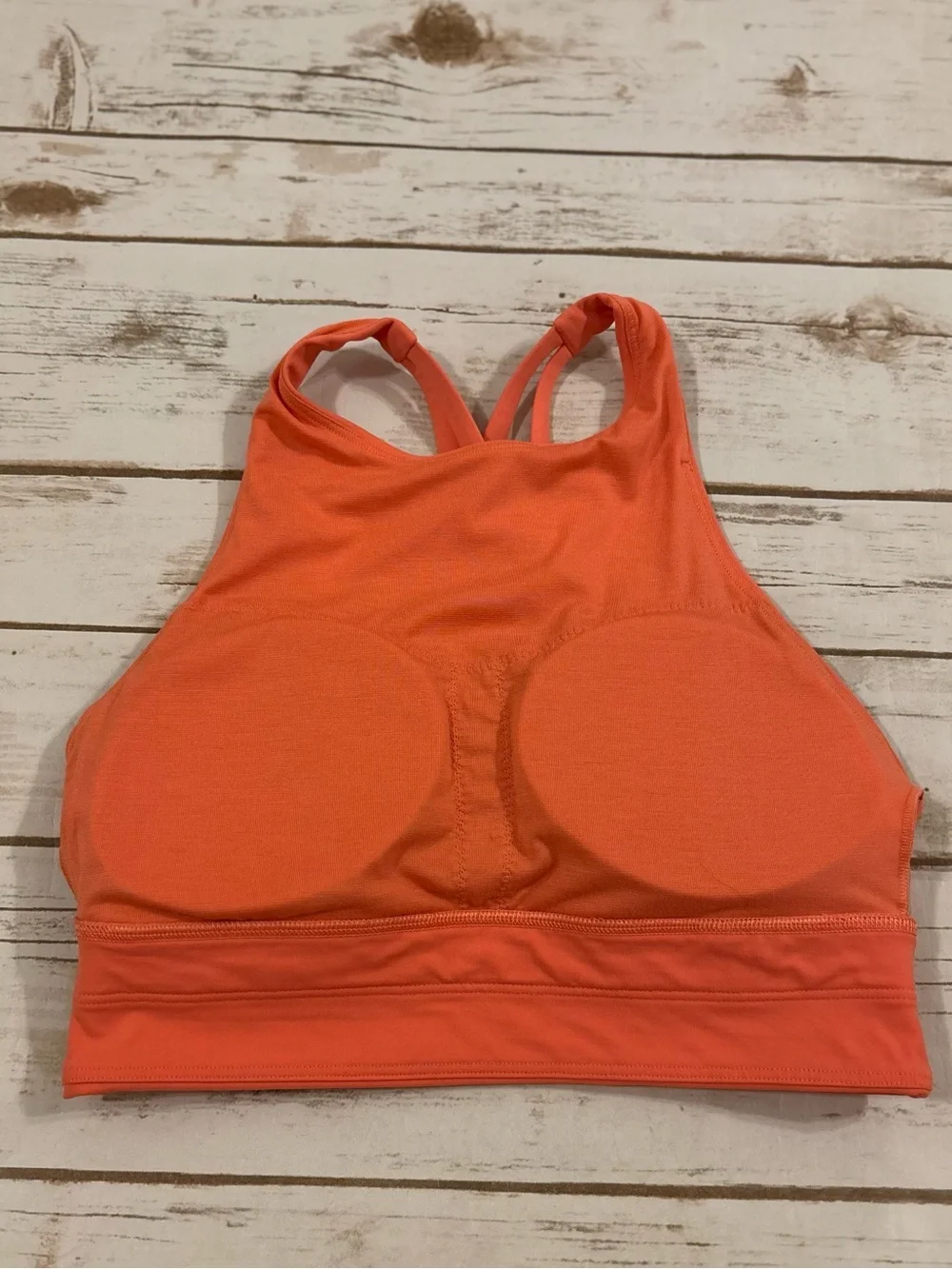 Lululemon Energy High-Neck Longline Bra *Medium Support B–D Cups Raspberry Cream